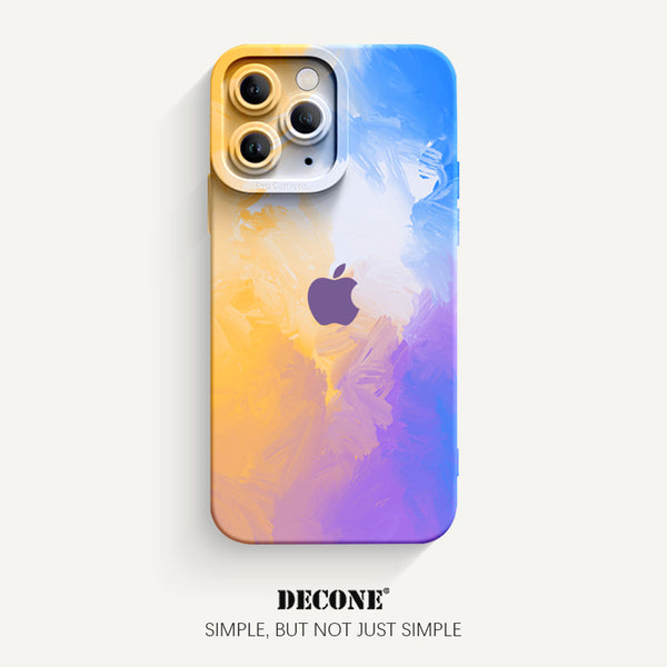 iPhone 11 Series | Watercolor Series Pupil Liquid Silicone Phone Case