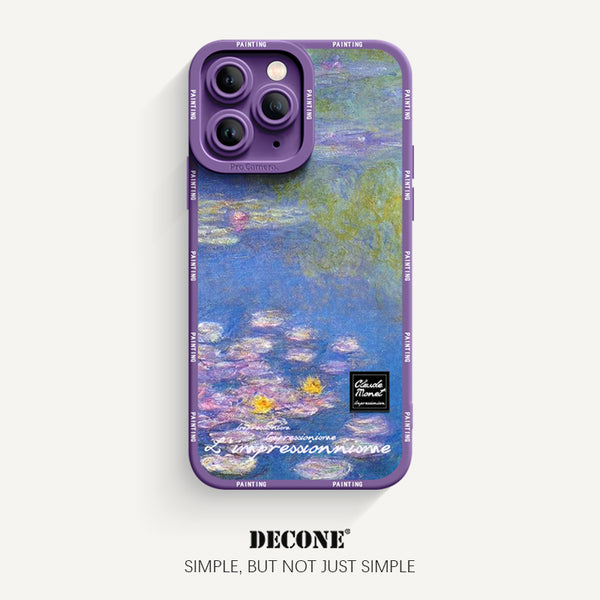 iPhone 11 Series | Oil Painting Series Pupil Liquid Silicone Phone Case