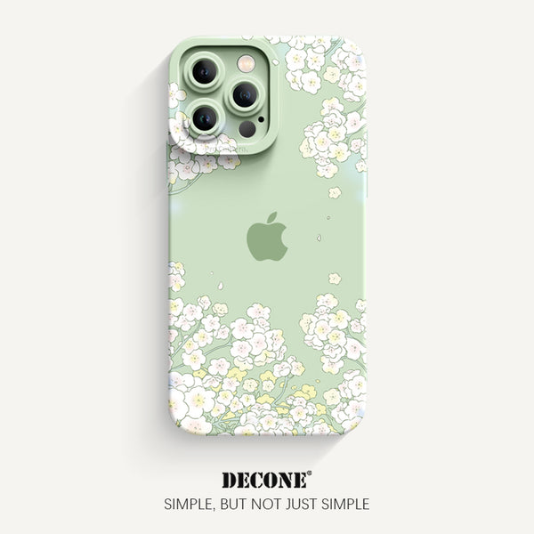 iPhone 13 Series | Flower Series Pupil Liquid Silicone Phone Case