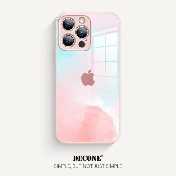 iPhone 14 Series | Watercolor Series Tempered Glass Phone Case