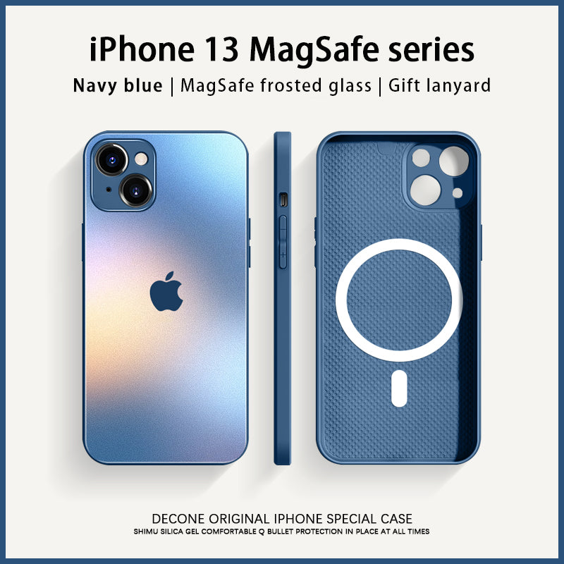 Decone iPhone 13 12 MagSafe Series Frosted glass phone case