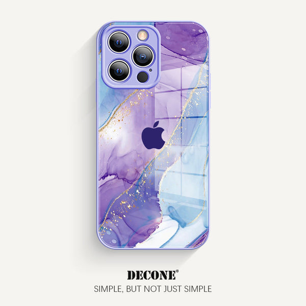 iPhone 14 Series | Watercolor Series Tempered Glass Phone Case