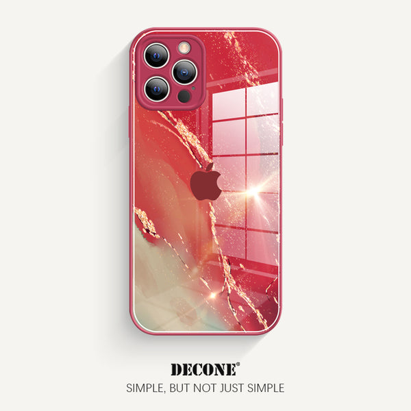 iPhone 12 Series | Watercolor Series Tempered Glass Phone Case