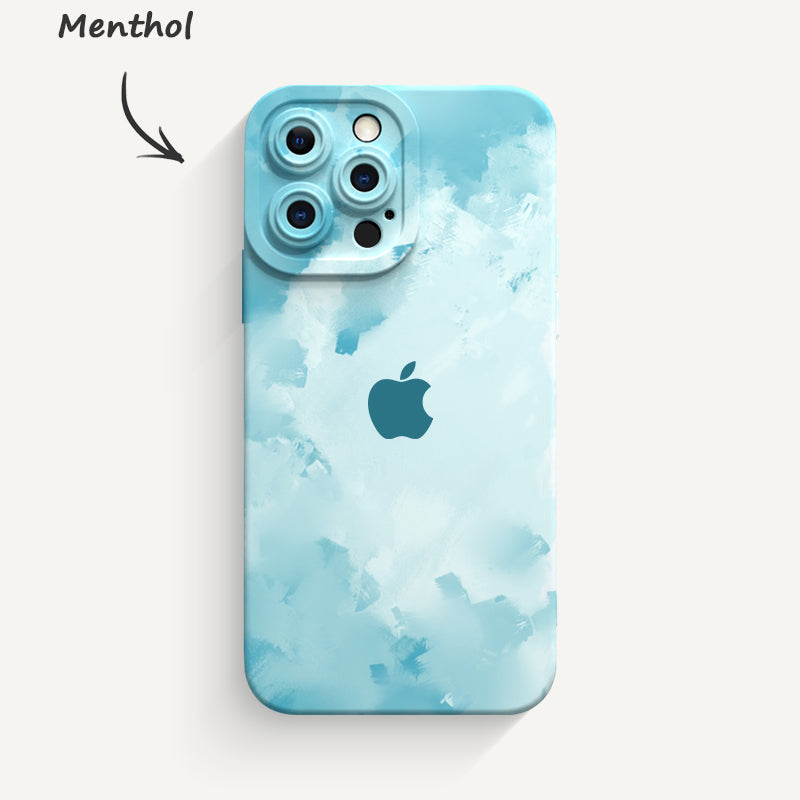 Decone】iPhone 13 series  Watercolor Liquid Silicone Phone Case