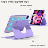 iPad Series | Swivel Leather Smart Cover (2.0 Acrylic Back)