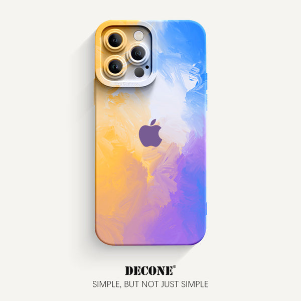 iPhone 14 Series | Watercolor Series Pupil Liquid Silicone Phone Case