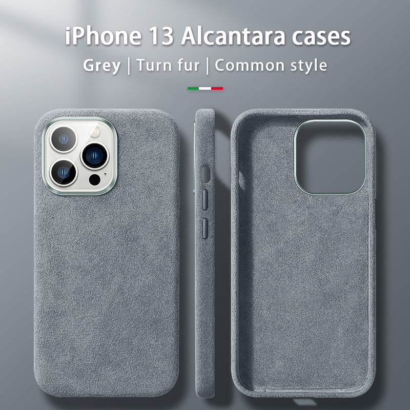 iPhone 12 Pro Max Alcantara Silicon Protective case