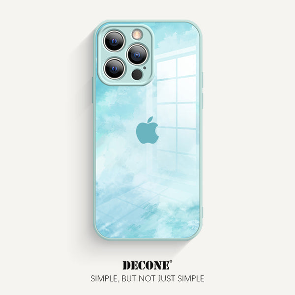 iPhone 13 Series |  Watercolor Series Tempered Glass Phone Case