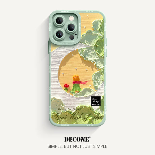 iPhone 14 Series | Art Painting Series Pupil Liquid Silicone Phone Case