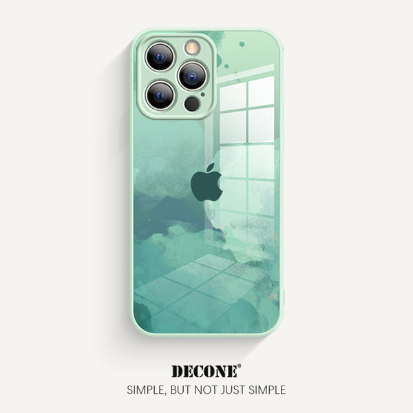 iPhone 13 Series | Watercolor Series Tempered Glass Phone Case