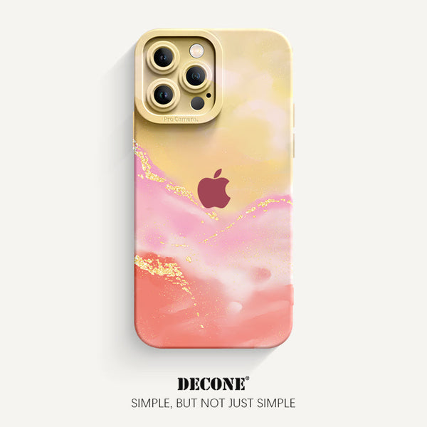 iPhone 14 Series | Watercolor Series Pupil Liquid Silicone Phone Case