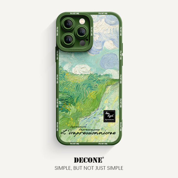 iPhone 13 MagSafe Series | Oil Painting Series Pupil Liquid Silicone Phone Case