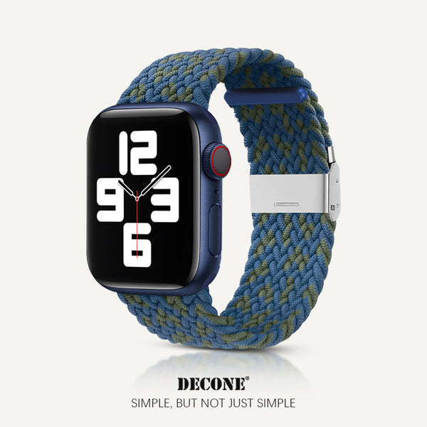 Apple Watch Series |  W Texture Nylon Woven Strap (Watch clasp series)