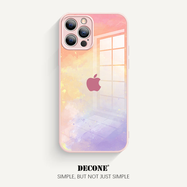 iPhone 12 Series | Watercolor Series Tempered Glass Phone Case