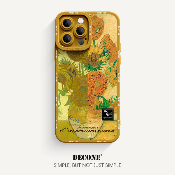 iPhone 12 MagSafe Series | Oil Painting Series Pupil Liquid Silicone Phone Case