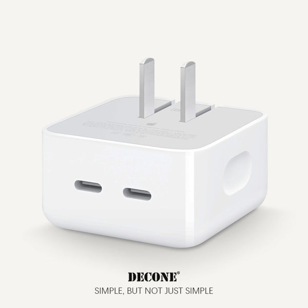 Power Adapter Series | 35W Dual USB-C Port Power Adapter (Chinese standard)