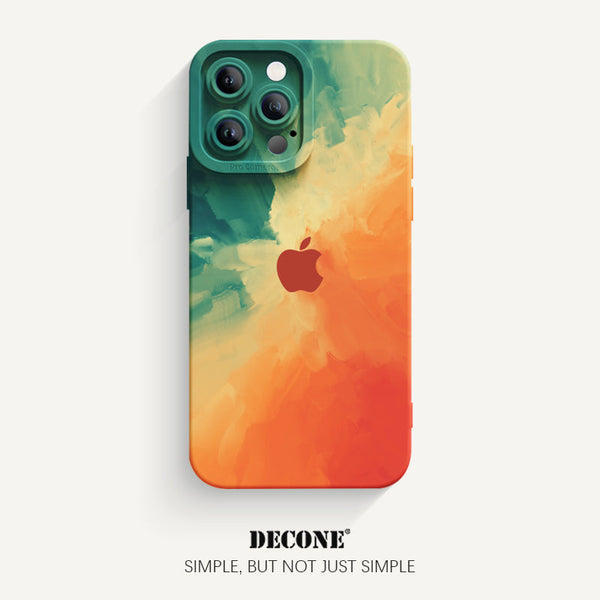 iPhone 12 MagSafe Series | Watercolor Series Pupil Liquid Silicone Phone Case