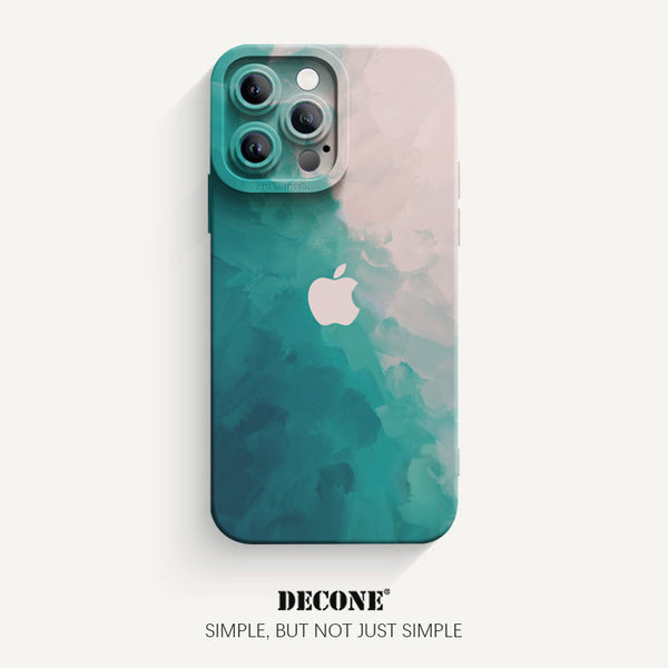 iPhone 12 MagSafe Series | Watercolor Series Pupil Liquid Silicone Phone Case