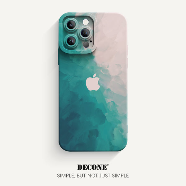 iPhone 14 Series | Watercolor Series Pupil Liquid Silicone Phone Case