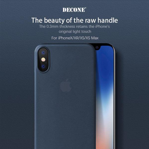 【Decone】iPhoneX series carbon fiber ultra-thin mobile phone case