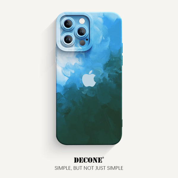 iPhone 13 MagSafe Series | Watercolor Series Pupil Liquid Silicone Phone Case