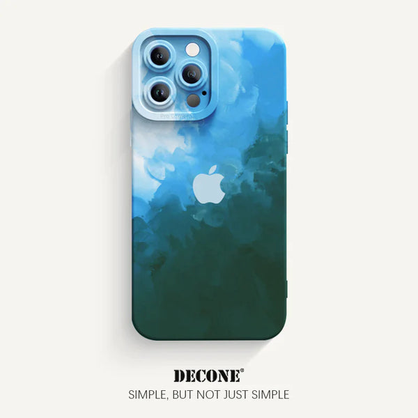 iPhone 12 Series | Watercolor Series Pupil Liquid Silicone Phone Case