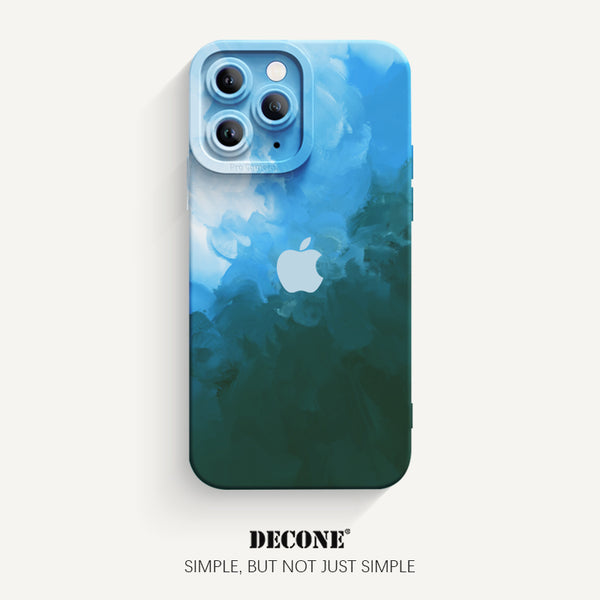 iPhone 11 Series | Watercolor Series Pupil Liquid Silicone Phone Case