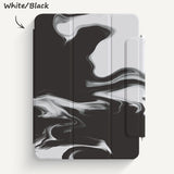 iPad Series | Watercolor Leather Smart Magnetic Reversible Clip (With Clip Buckle)