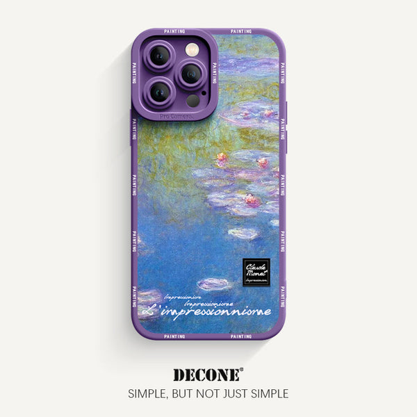 iPhone 12 Series | Oil Painting Series Pupil Liquid Silicone Phone Case