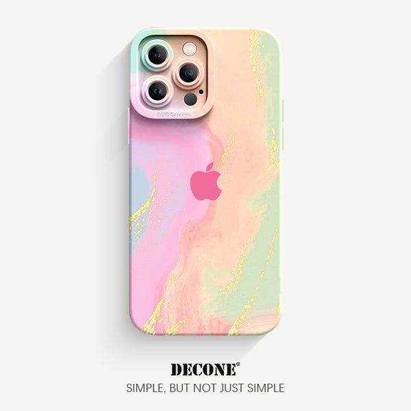 iPhone 14 Series | Watercolor Series Pupil Liquid Silicone Phone Case