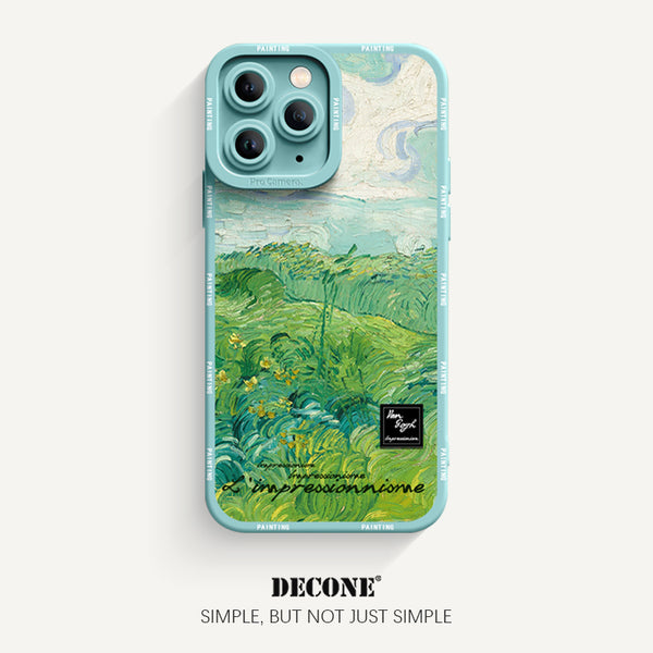 iPhone 11 Series | Oil Painting Series Pupil Liquid Silicone Phone Case