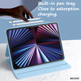 iPad Series | Swivel Leather Smart Cover (2.0 Acrylic Back)