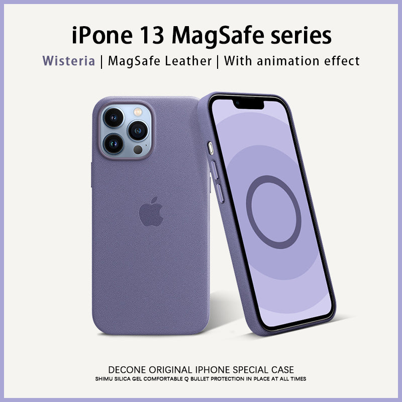 Decone】iPhone 13/12 MagSafe Series | Leather phone case (gift