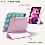 iPad Series | Swivel Leather Smart Cover (2.0 Acrylic Back)