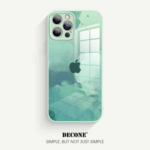 iPhone 12 Series | Watercolor Series Tempered Glass Phone Case