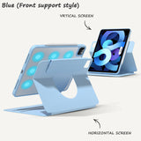 iPad Series | Swivel Leather Smart Cover (2.0 Acrylic Back)