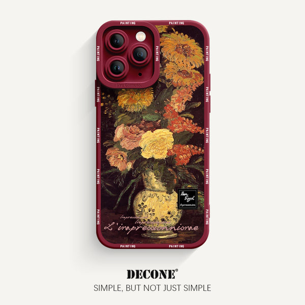 iPhone 11 Series | Oil Painting Series Pupil Liquid Silicone Phone Case