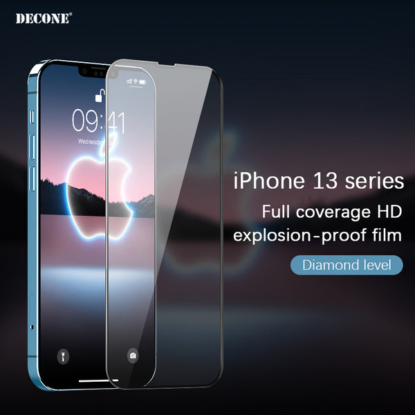 【DECONE】iPhone 13 | Mini | Pro | Pro Max maximum tempered glass film (HD full screen)