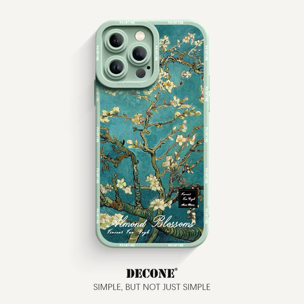 iPhone 12 MagSafe Series | Oil Painting Series Pupil Liquid Silicone Phone Case