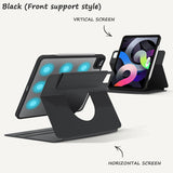 iPad Series | Swivel Leather Smart Cover (2.0 Acrylic Back)