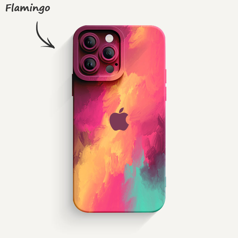 iPhone 14 Plus Case Translucent Silicone Edges - Dealy