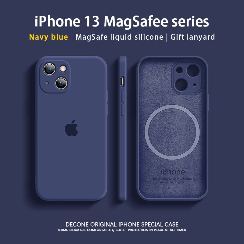 iPhone MagSafe Liquid Silicone Phone Case(Gift lanyard) – DECONE