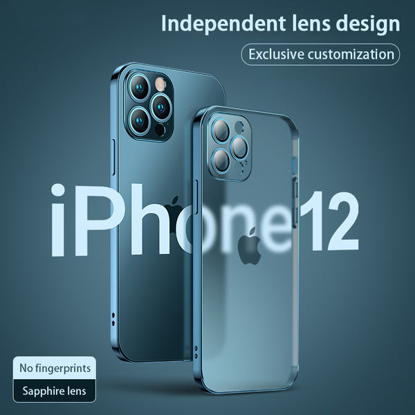 【Decone】iPhone 12 series nano transparent frosted protective case(Customized independent camera)