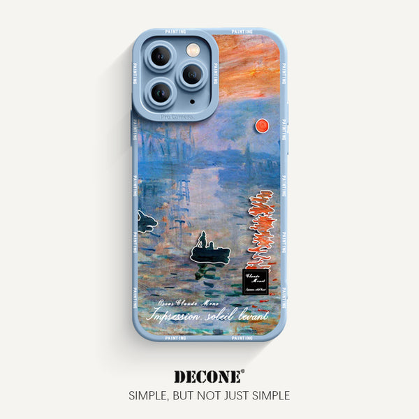 iPhone 11 Series | Oil Painting Series Pupil Liquid Silicone Phone Case