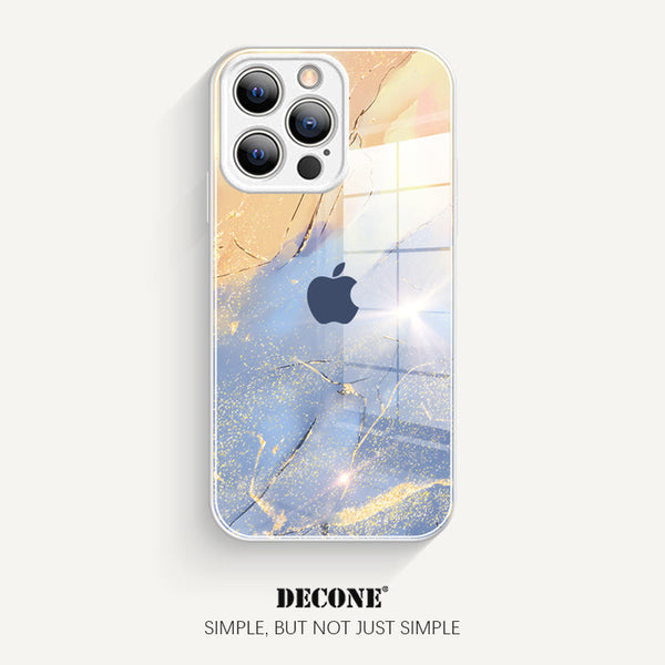 iPhone 14 Series |  Watercolor Series Tempered Glass Phone Case