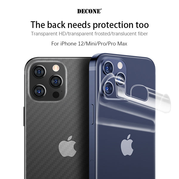 【Decone】iPhone12 series transparent back protective film