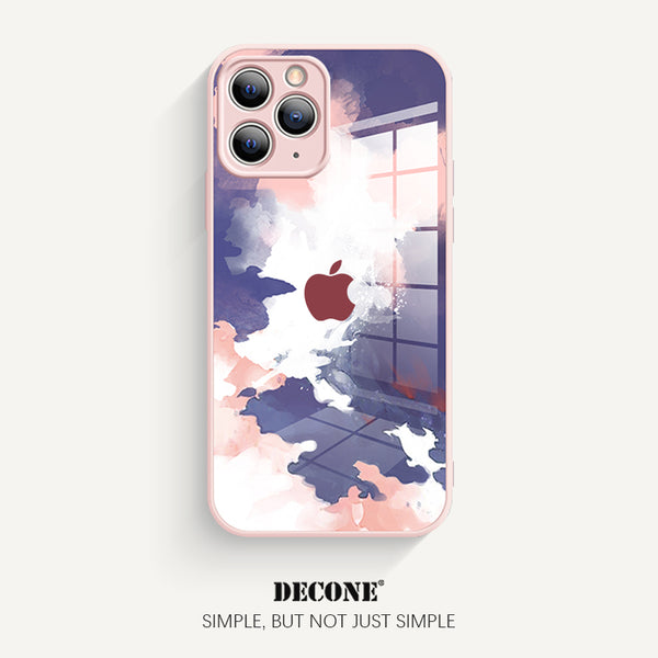 iPhone 11 Series | Watercolor Series Tempered Glass Phone Case