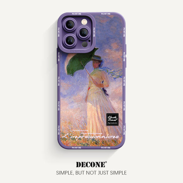 iPhone 14 MagSafe Series | Oil Painting Series Pupil Liquid Silicone Phone Case