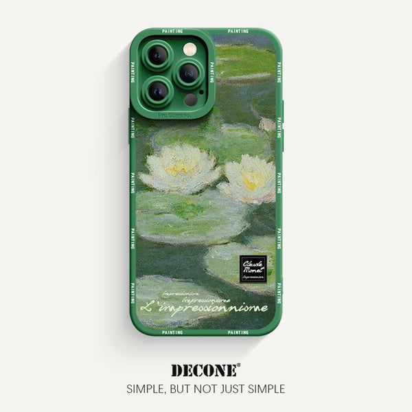 iPhone 14 Series | Oil Painting Series Pupil Liquid Silicone Phone Case