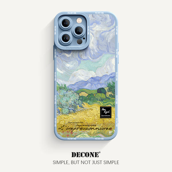 iPhone 14 Series | Oil Painting Series Pupil Liquid Silicone Phone Case